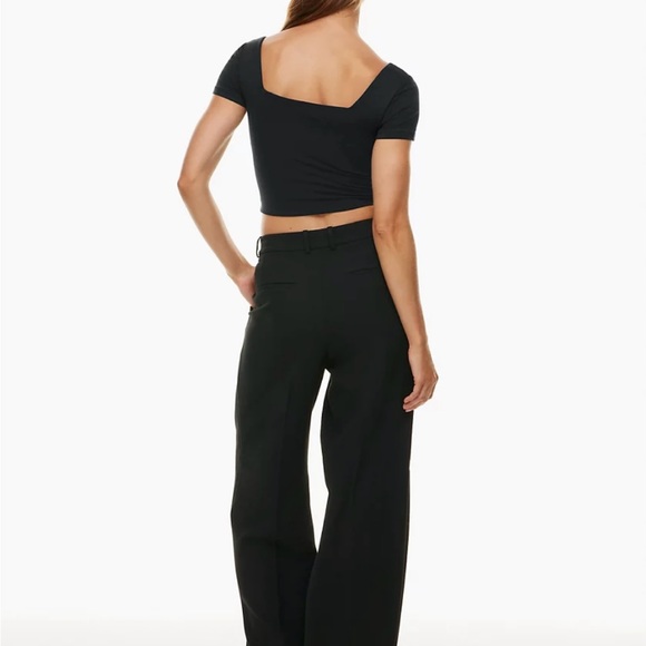 Aritzia Babaton Contour Squareneck Shortsleeve T-Shirt - Picture 4 of 6